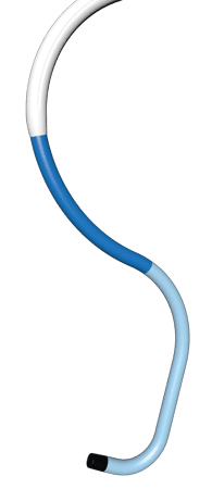 The Target Vein Selector is removed, retaining the LVI and wire.